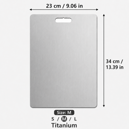 Titanium-Style Non-Plastic Cutting Board