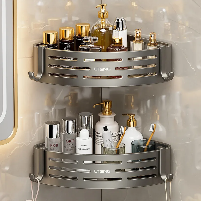 Bathroom storage rack
