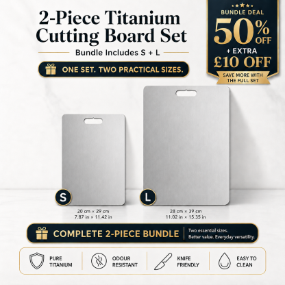Titanium-Style Non-Plastic Cutting Board