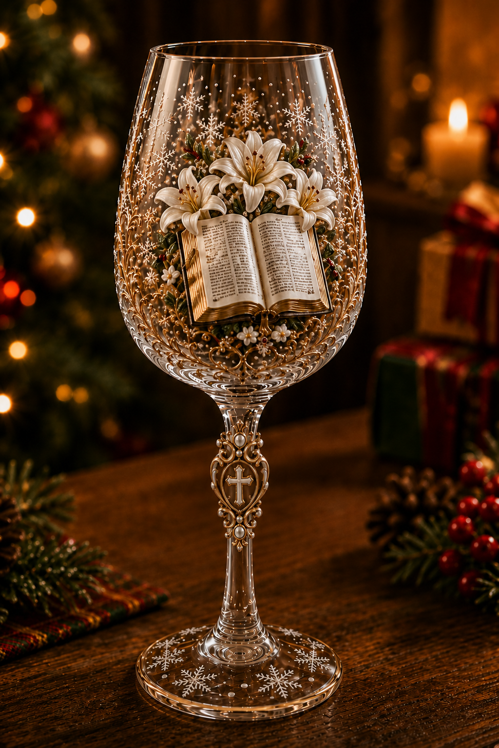 ✝️Faith & Grace 3D Christian Wine Glass Set – Meaningful Faith Gift✨🎁(Buy 2 Get Free Shipping)