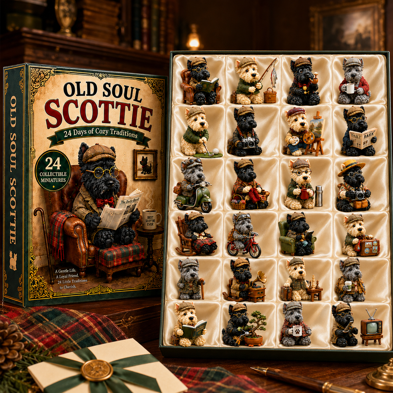 Old Soul Scottie collectible display