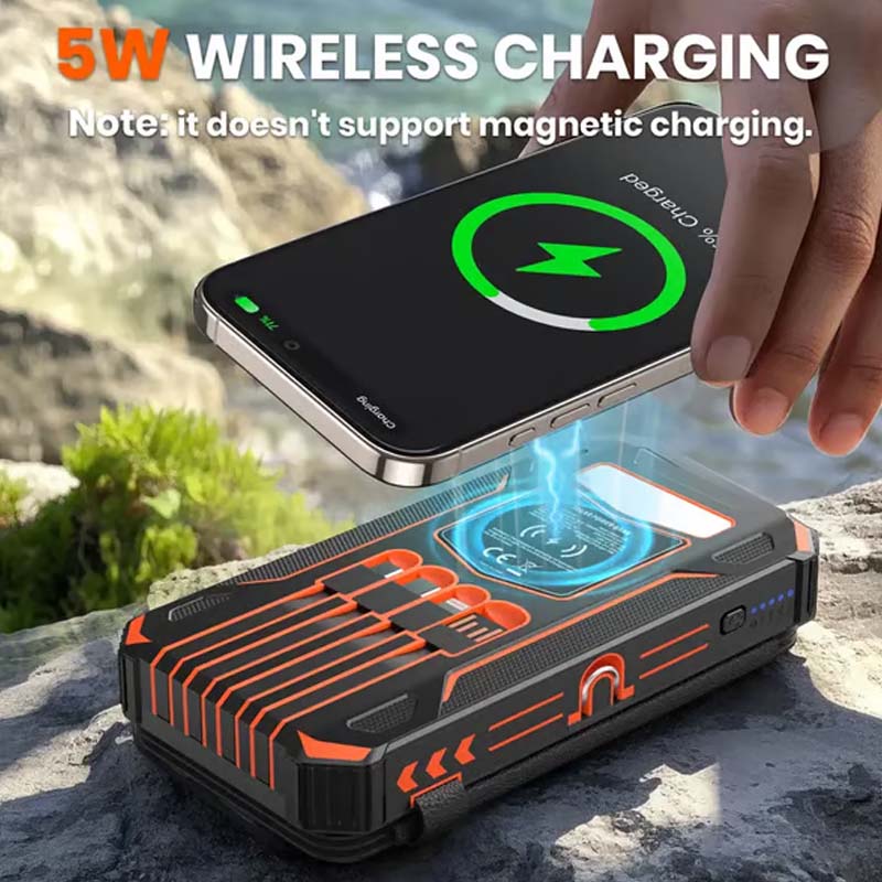 🔋 50% OFF NOW! ☀️ Solar Power Bank – 20000mAh, Foldable 4-Panel Solar, IPX5 & LED Flashlight – For Camping & Emergencies 🏕️