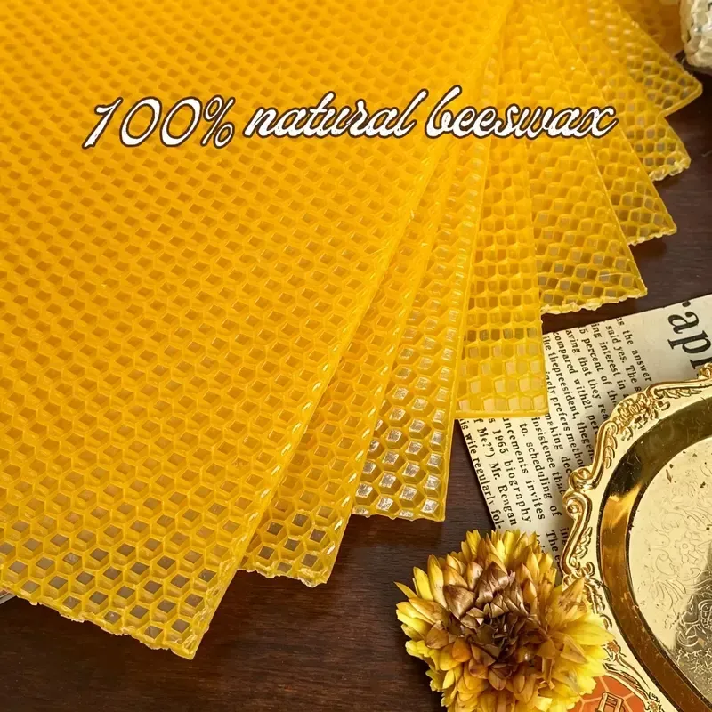 Colorful beeswax candle making kit