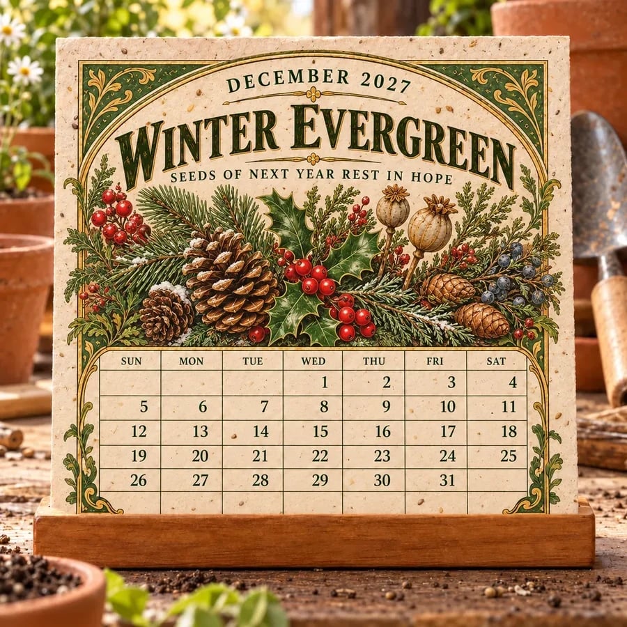 🌲 Winter evergreens