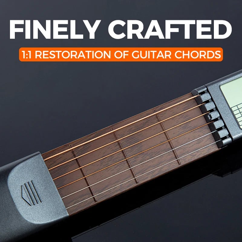 Quiet guitar chord finger practice tool