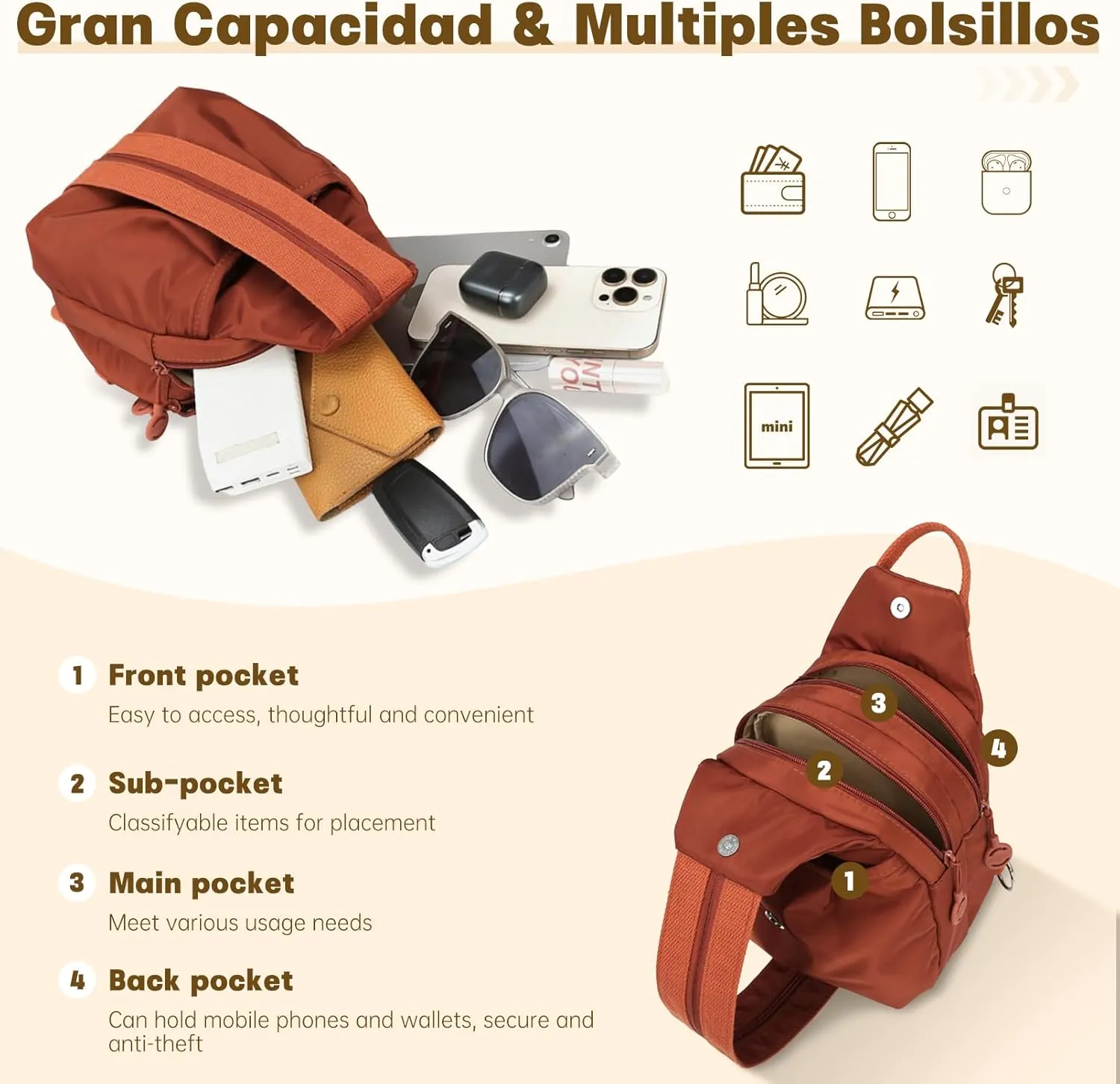 🔐2026 Premium Anti-Theft 3-in-1 Tote — Smart Hidden Pockets, Convertible Straps & Waterproof🌟（Buy