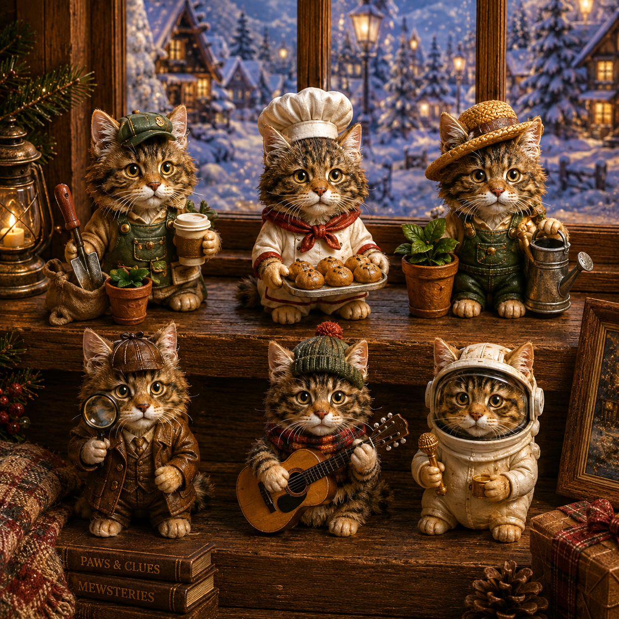 Maine Coon Jobs Advent Calendar characters