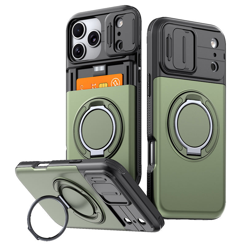 Green rugged phone case