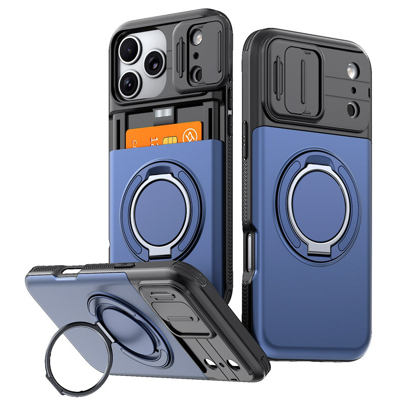 Blue rugged phone case