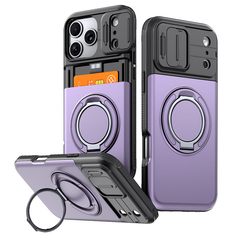 Purple rugged phone case