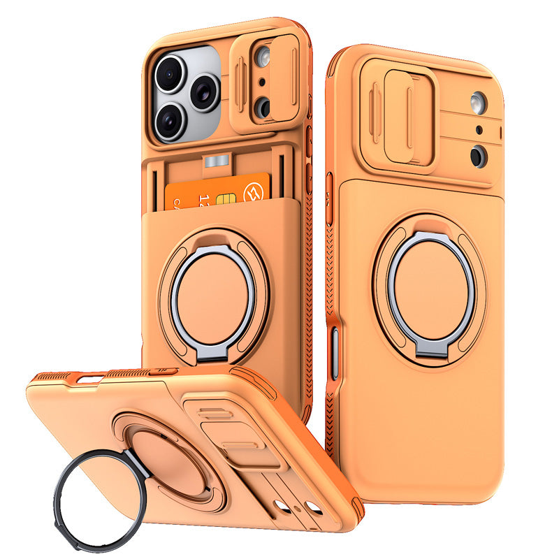 Orange rugged phone case