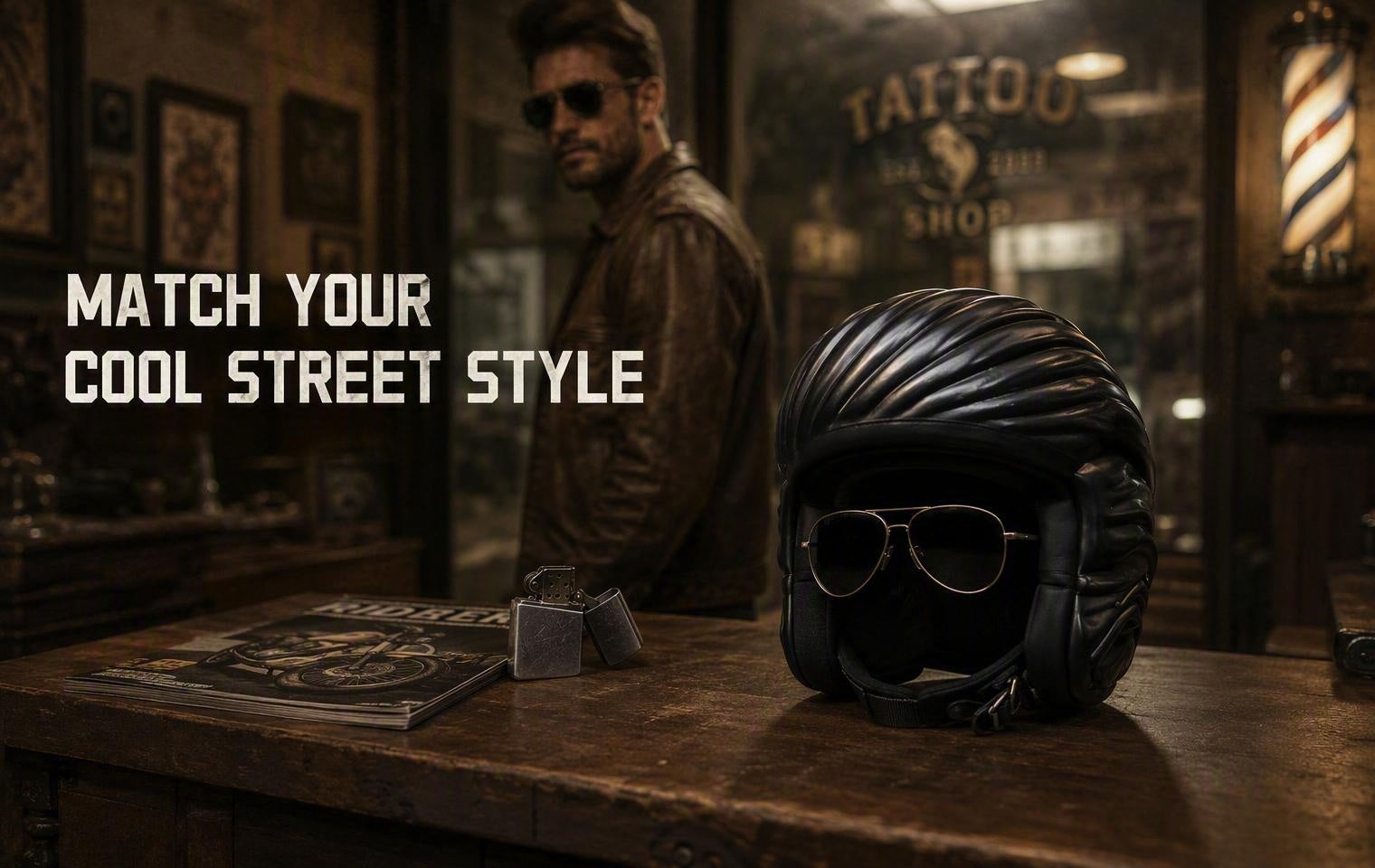 Elvis Presley retro helmet