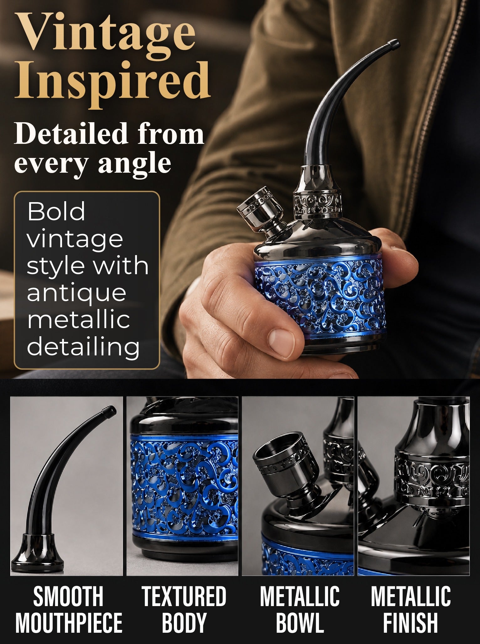 ComfortCornerUs™ VintageCraft Dual-Use Water Alloy Chamber