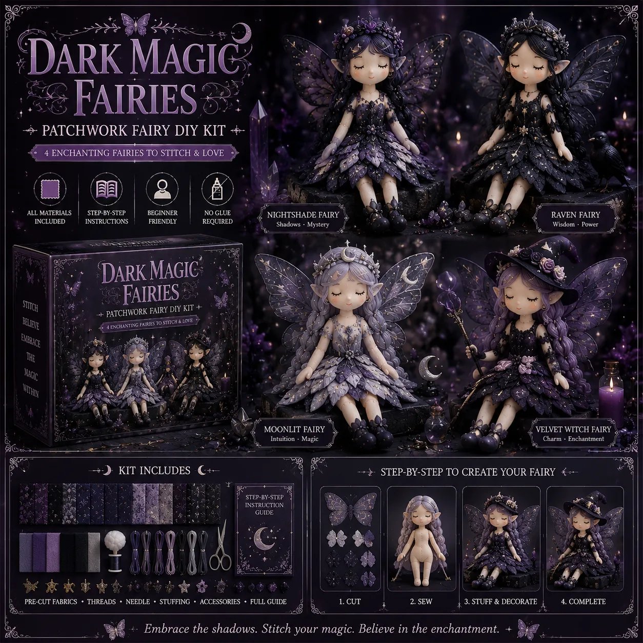 🔥LAST DAY 49% OFF - 🧵Fairy Patchwork DIY Collection
