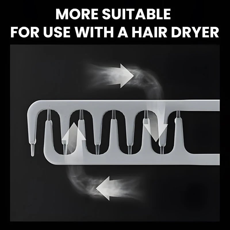 💇2026 Upgrade Volumizing Comb, Wide-Tooth Styling for Men & Women