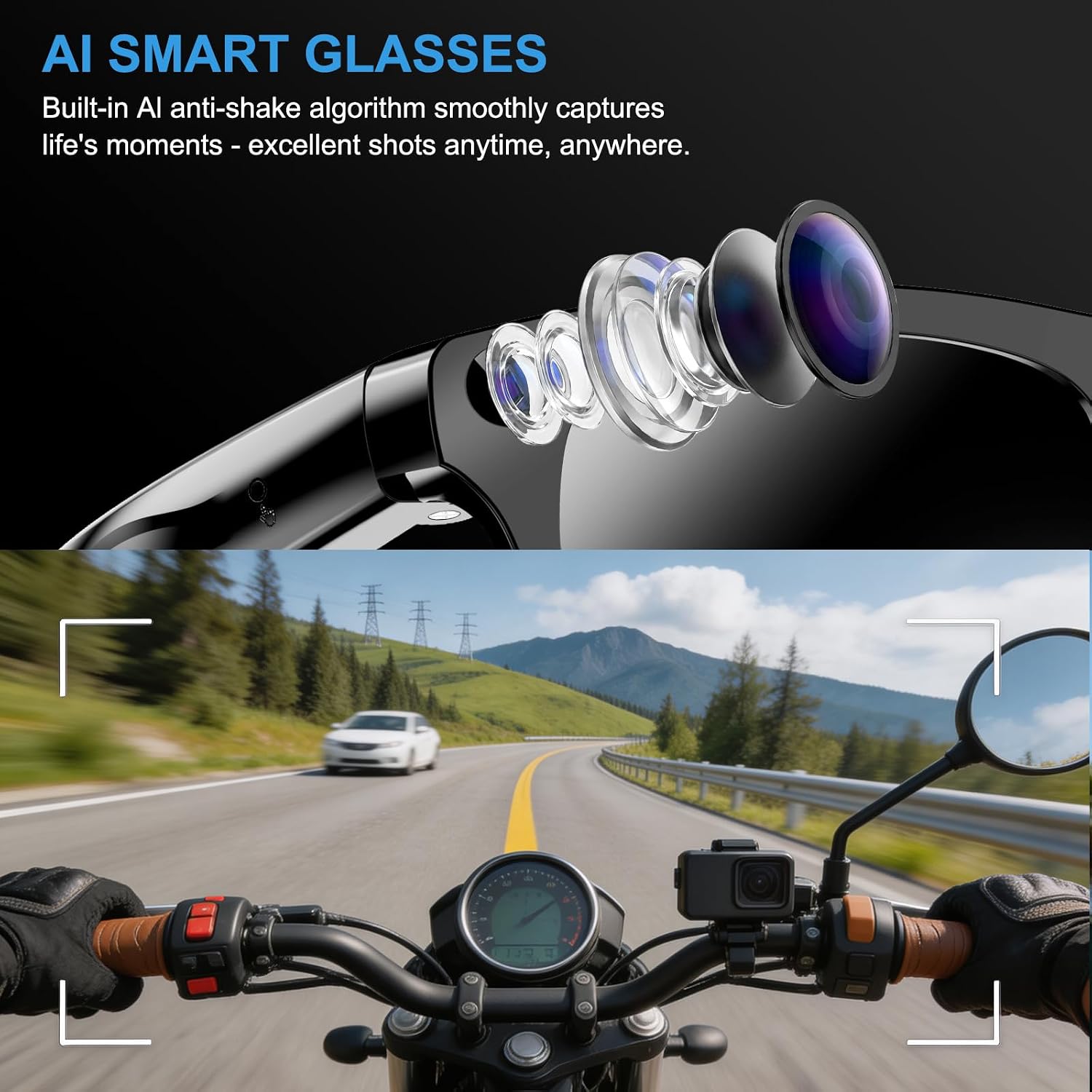 BYBOWLIM AI Smart Glasses product view 2