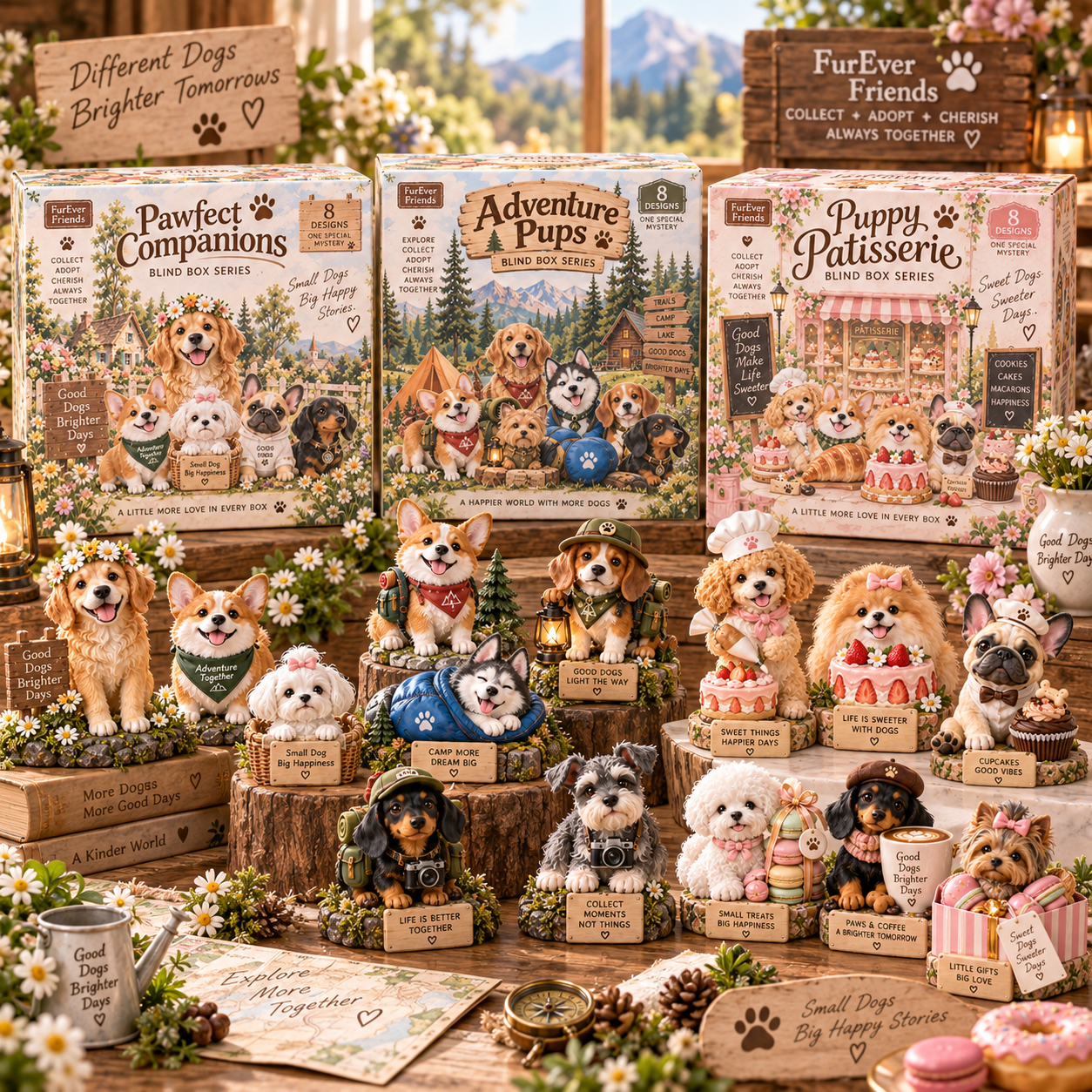 Puppy Surprises Blind Box Collection | Adorable Dog Figurines
