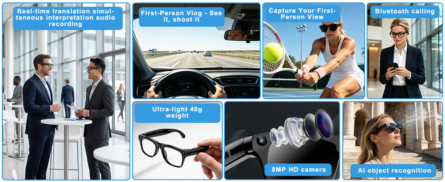 BYBOWLIM AI Smart Glasses feature banner 2
