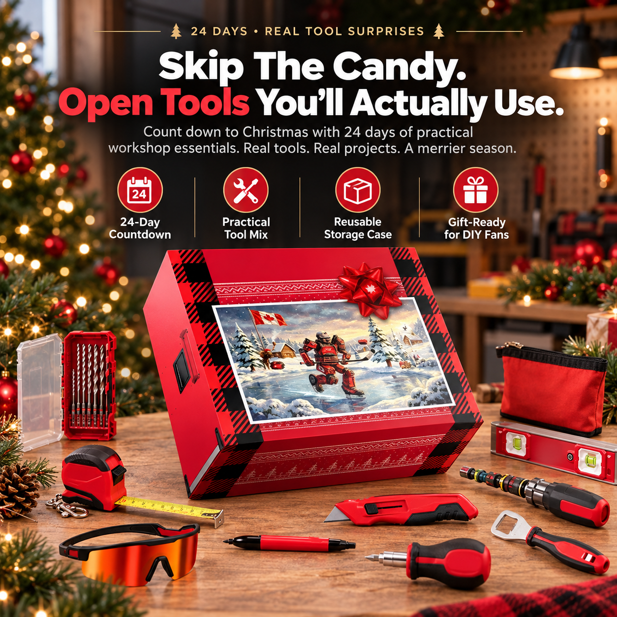 24 Days of Tools Christmas Countdown Gift Set