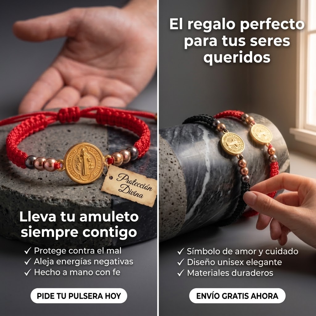 ✝️Pulseras de Proteccion San Benito
