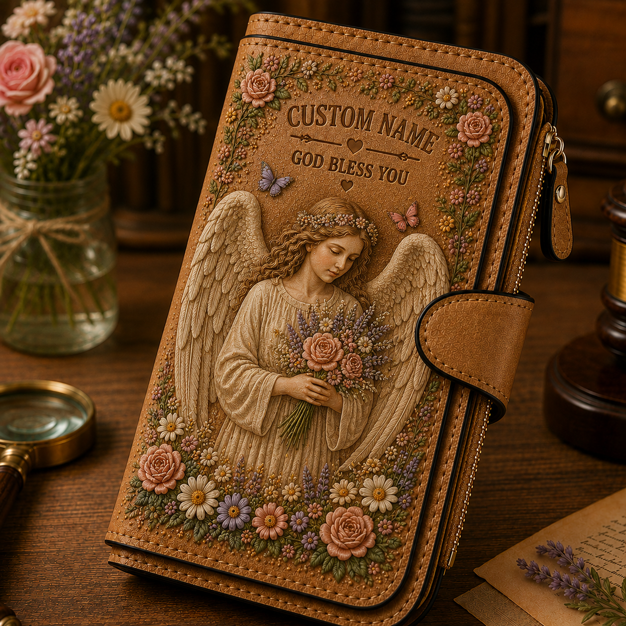 🙏 Faith Verse Wallet – Christian Scripture Wallet