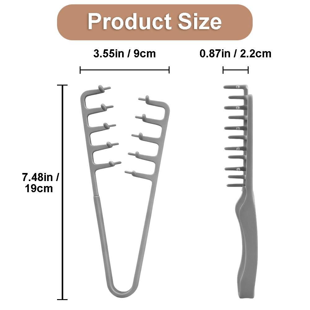 💇2026 Upgrade Volumizing Comb, Wide-Tooth Styling for Men & Women