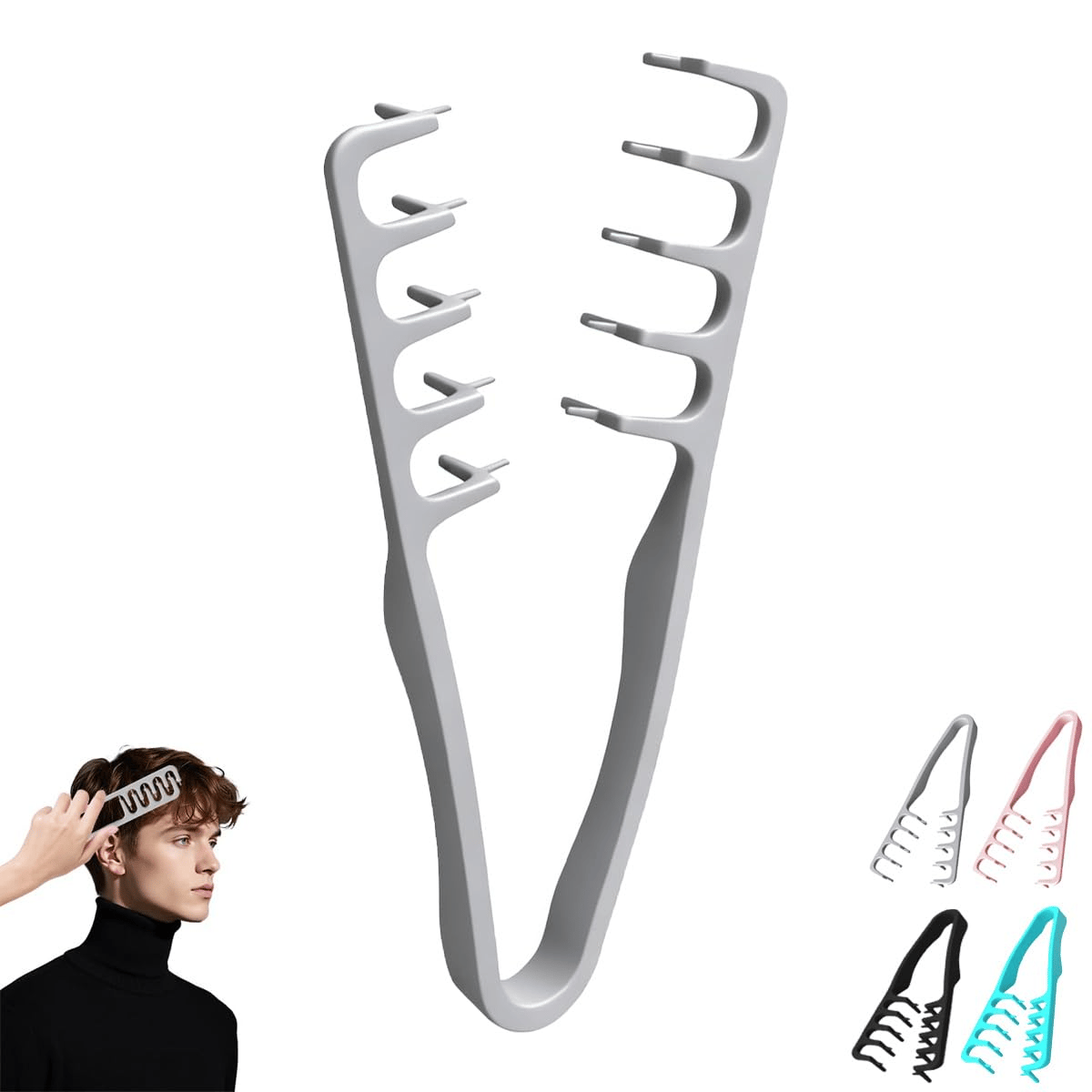 💇2026 Upgrade Volumizing Comb, Wide-Tooth Styling for Men & Women