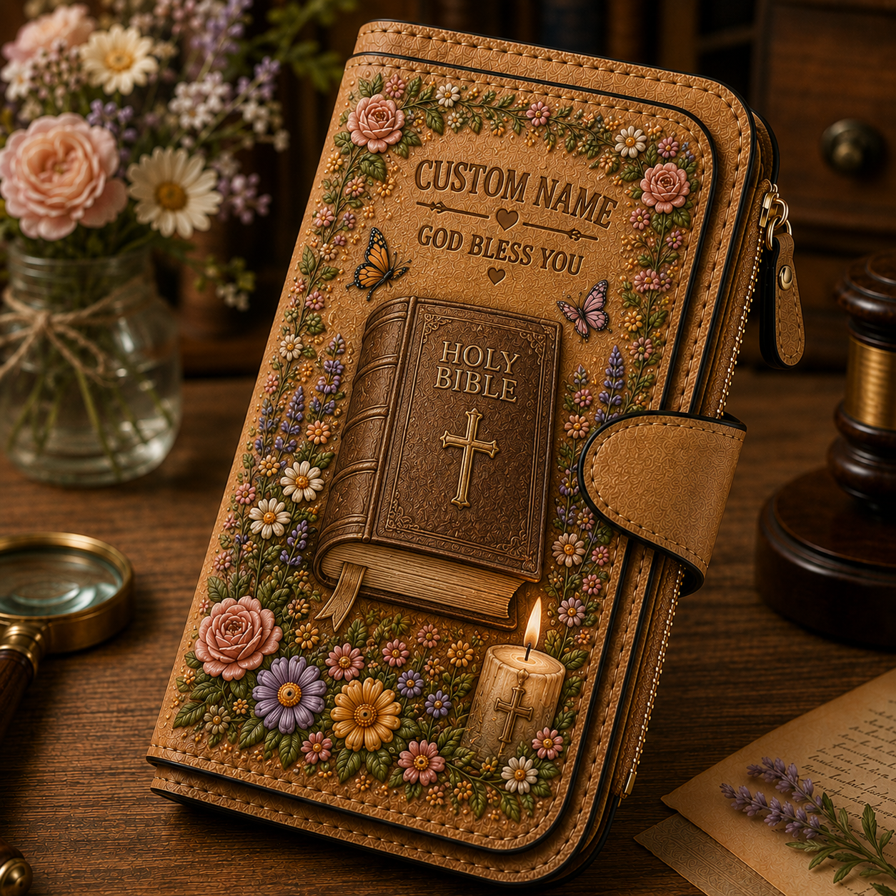 🙏 Faith Verse Wallet – Christian Scripture Wallet