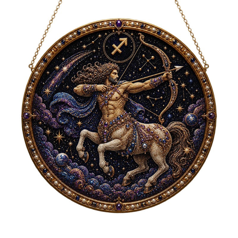 ✨ DIY Celestial Zodiac Pearl Painting Kit – Craft Your Own Starry Art, Perfect Gift for Zodiac Lovers & Creative Minds 🌙