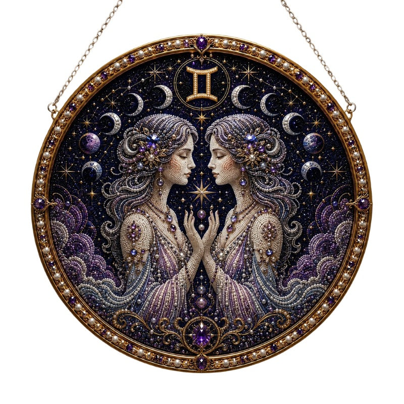 ✨ DIY Celestial Zodiac Pearl Painting Kit – Craft Your Own Starry Art, Perfect Gift for Zodiac Lovers & Creative Minds 🌙