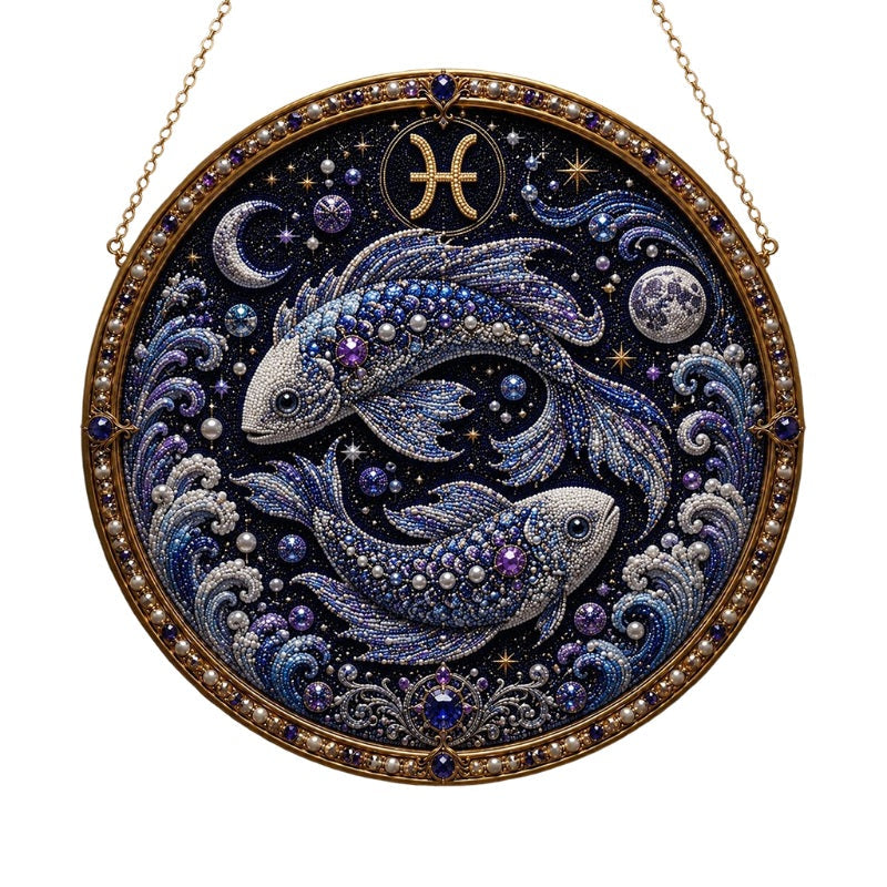 ✨ DIY Celestial Zodiac Pearl Painting Kit – Craft Your Own Starry Art, Perfect Gift for Zodiac Lovers & Creative Minds 🌙