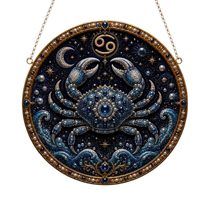 ✨ DIY Celestial Zodiac Pearl Painting Kit – Craft Your Own Starry Art, Perfect Gift for Zodiac Lovers & Creative Minds 🌙