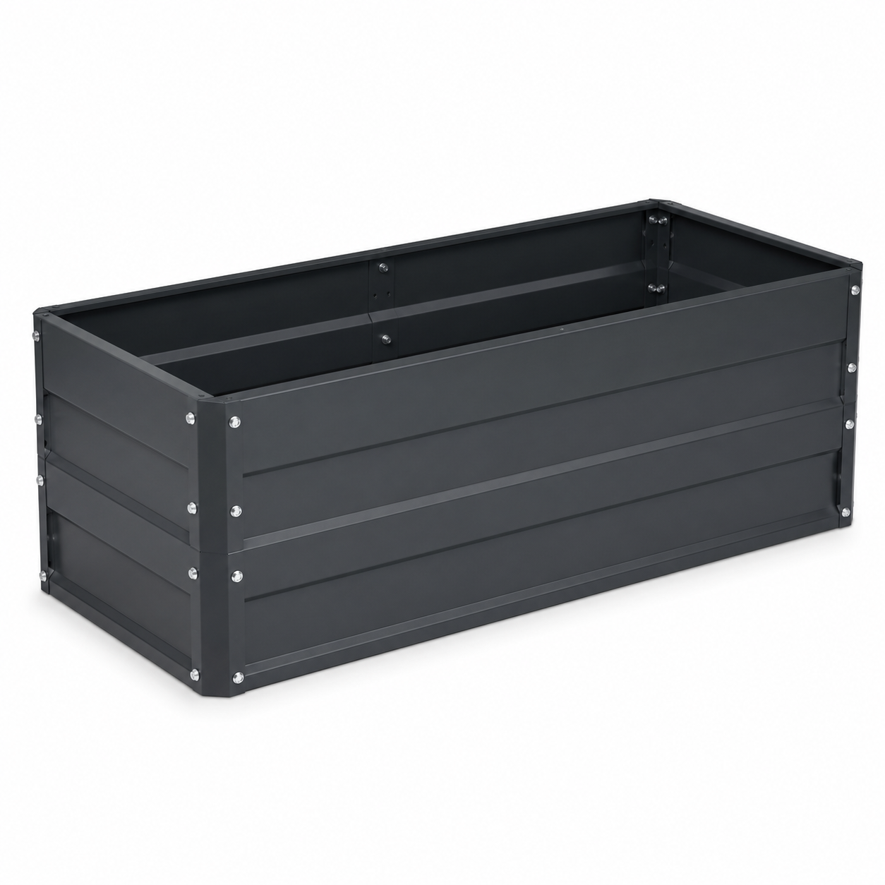 Modulares Hochbeet Metall Anthrazit 100 x 40 x 40 cm