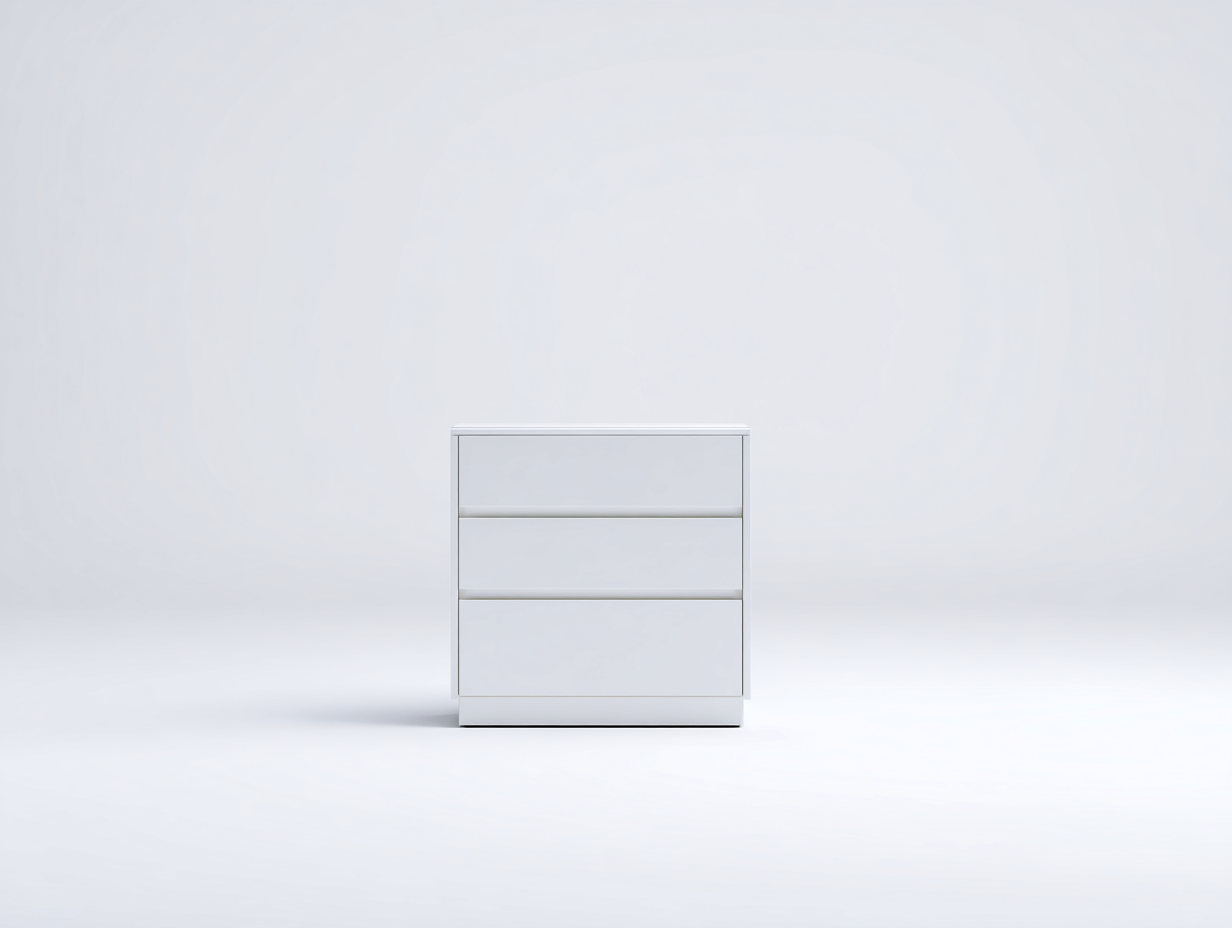 Mesitas de noche 50x40x55 cm madera MDF blanco diseño moderno 3 cajones-Sivorarahome
