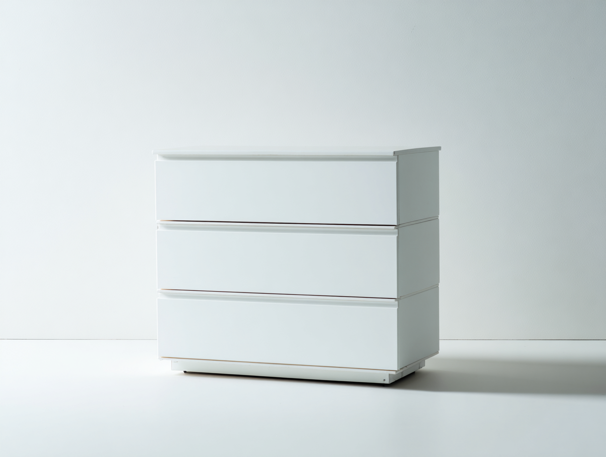 Mesitas de noche 60x40x50 cm madera MDF blanco diseño moderno 3 cajones-Sivorarahome