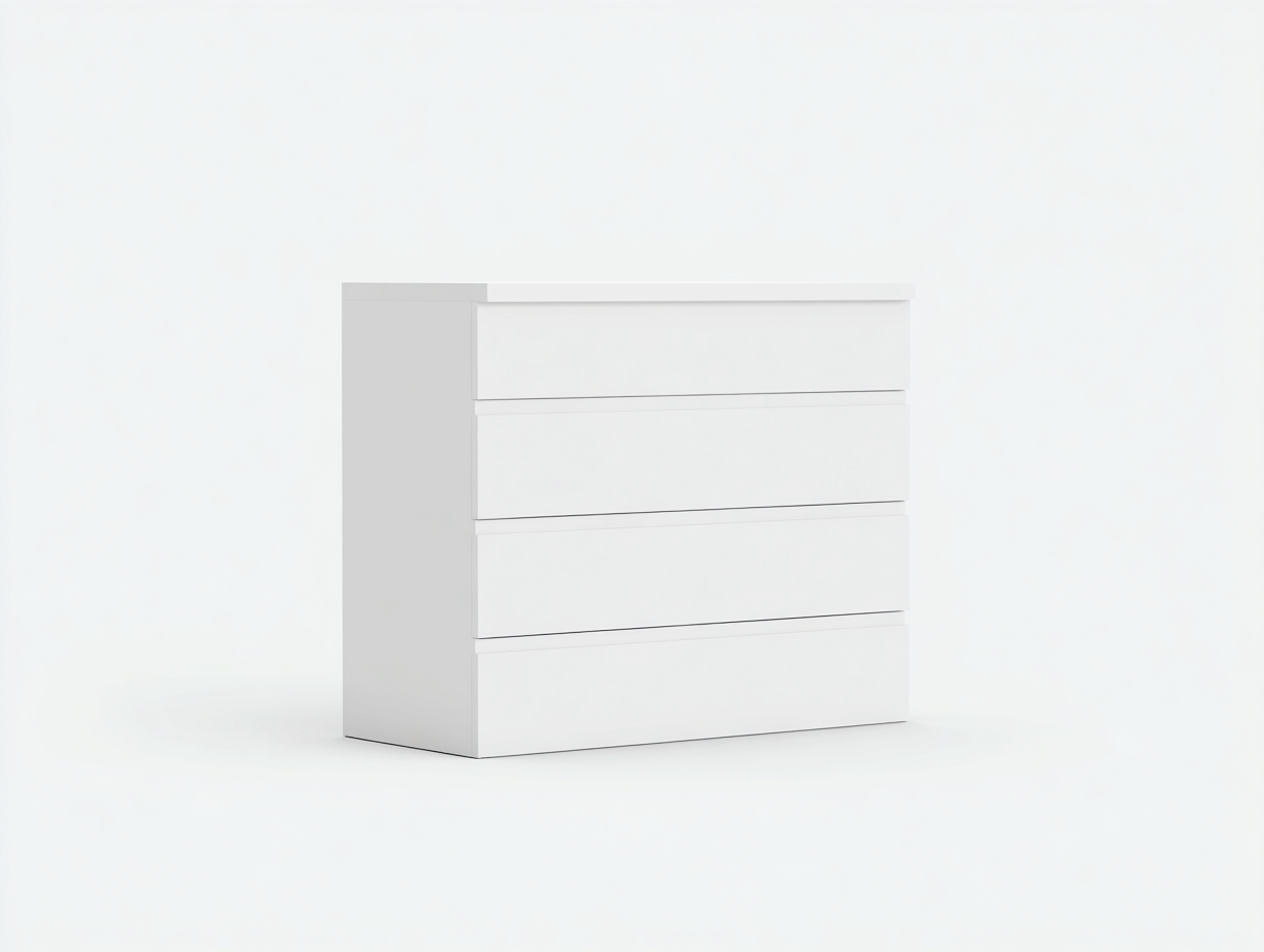 Cómodas madera 120x40x80 cm - color blanco - diseño moderno-Sivorarahome