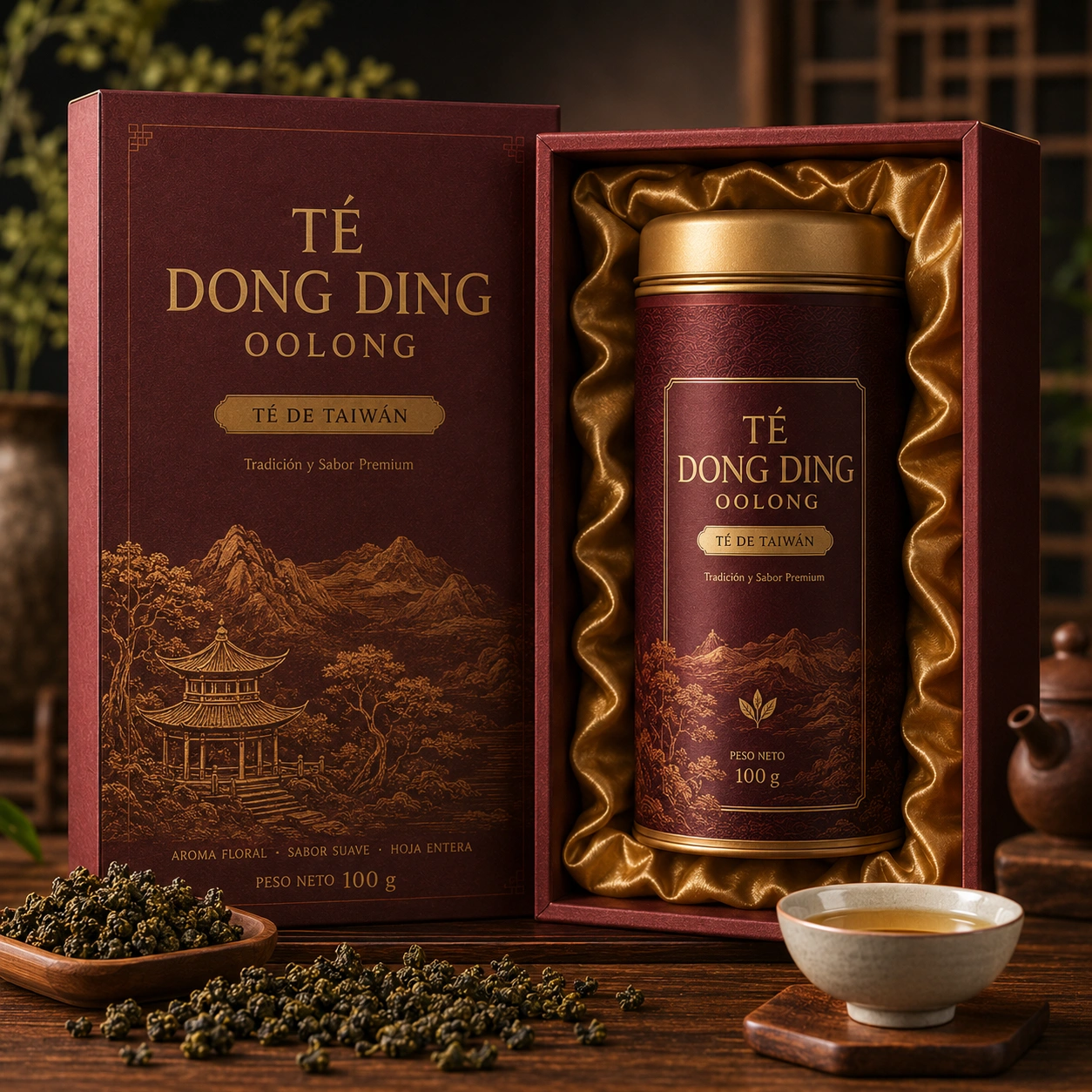 Te Dong Ding Oolong Seleccion Premium - Caja Regalo