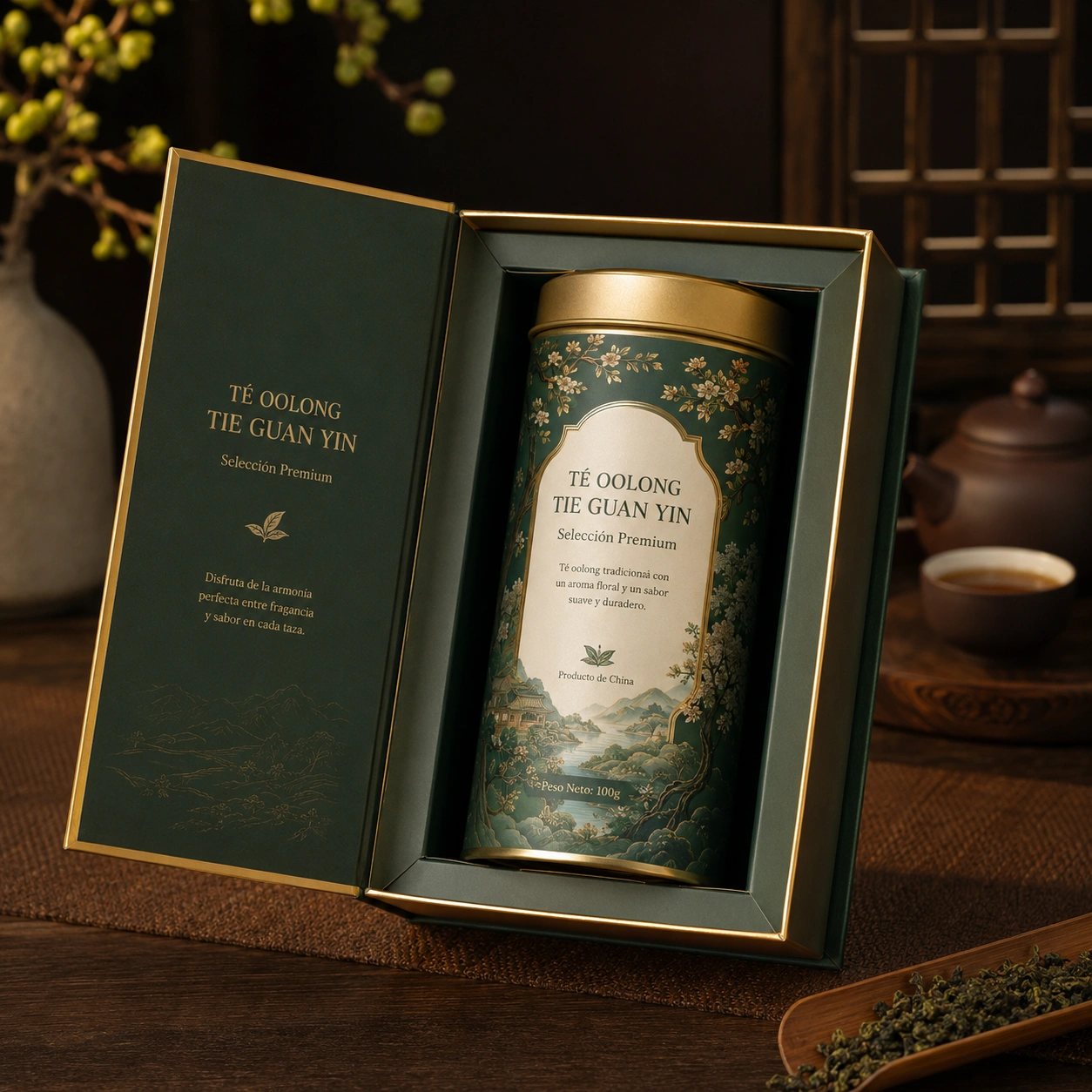 Tieguanyin Oolong Premium Verde Oscuro