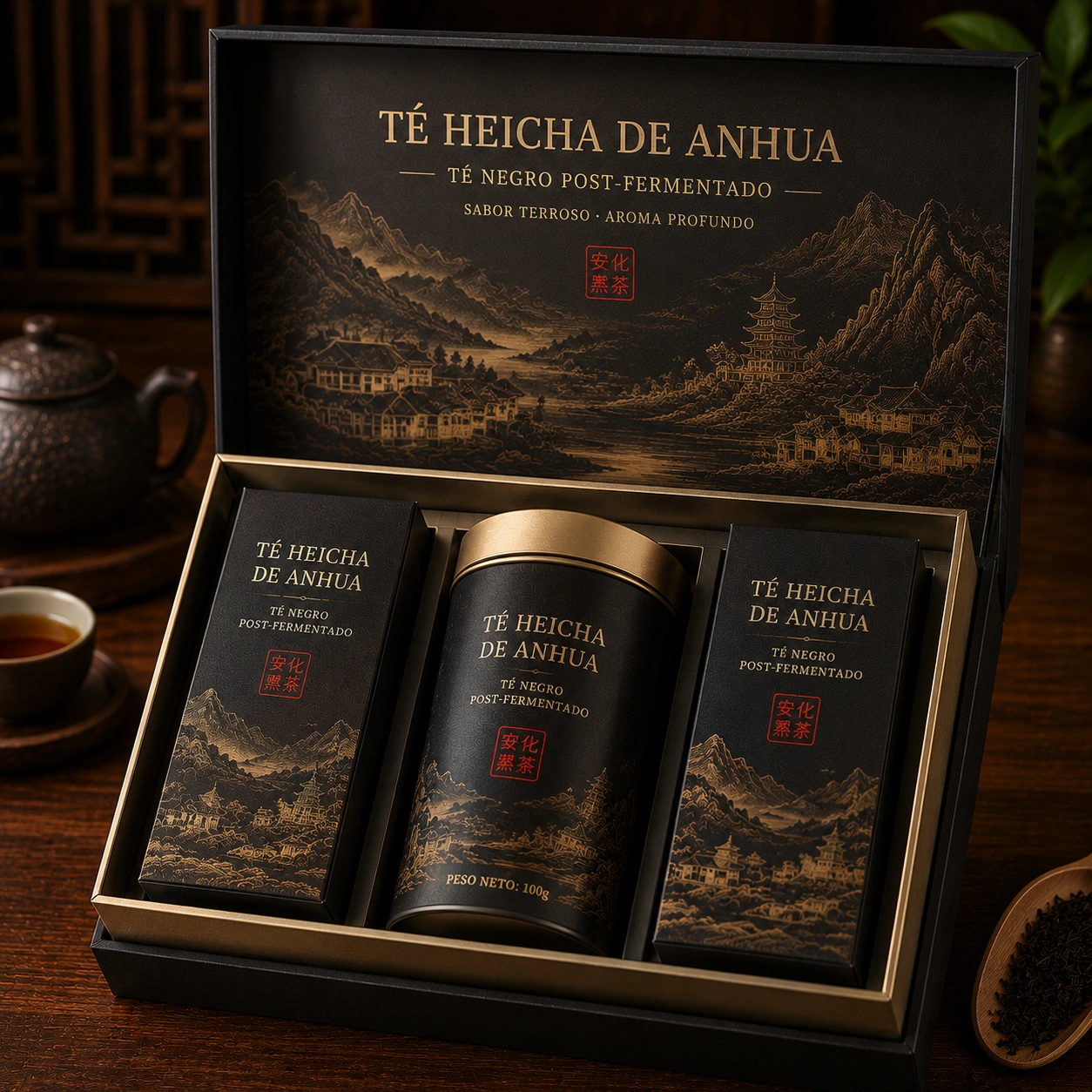Te Heicha de Anhua - Caja Premium Post Fermentado