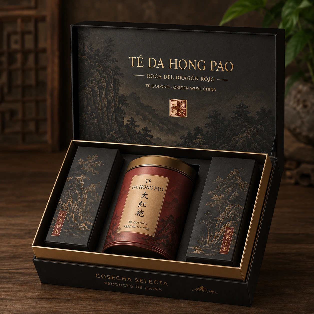 Te Da Hong Pao - Caja Regalo Premium Negra