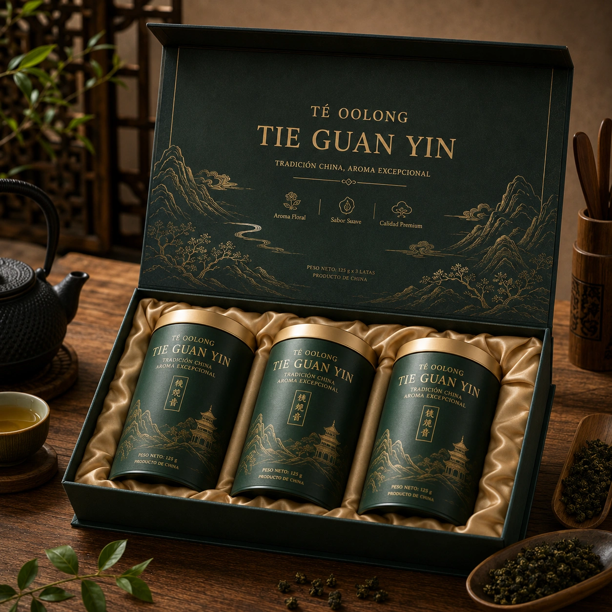Te Tieguanyin Oolong Premium - Estuche Individual