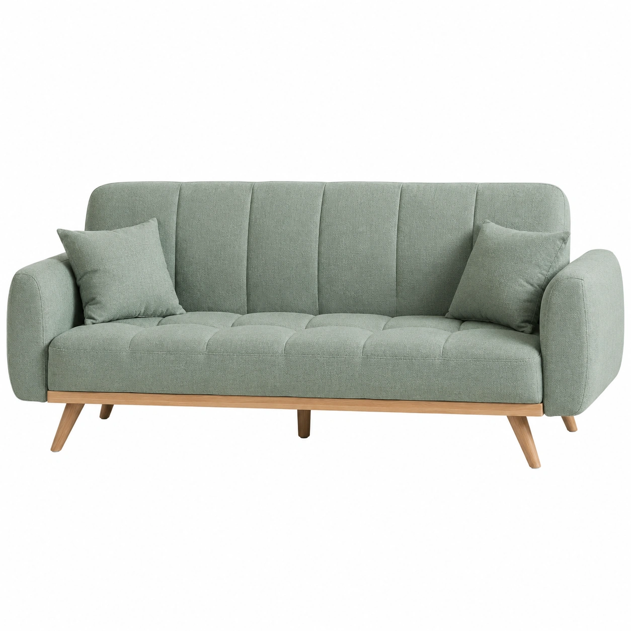 Sofa Cama Moderno Verde Salvia Nordic-Urbanoura