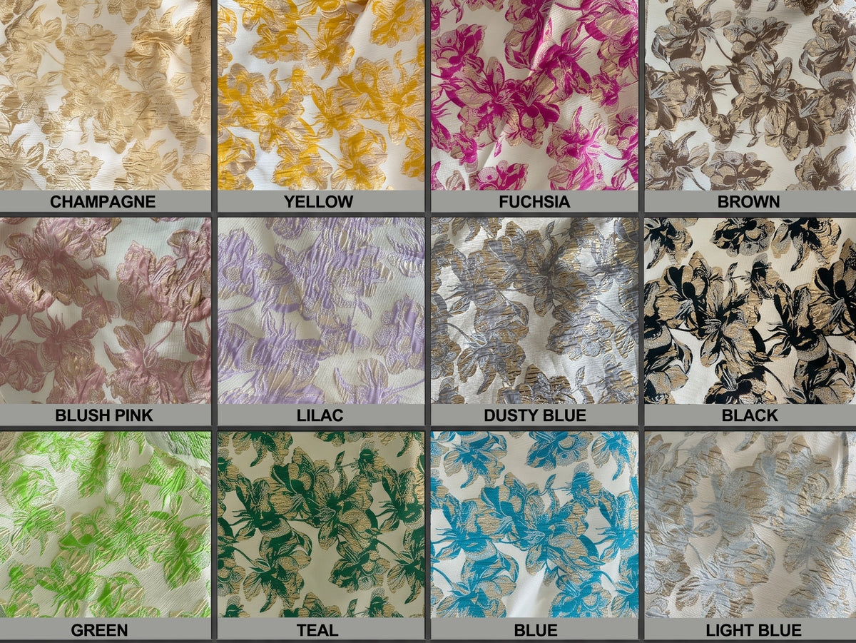 Sheath Satin Jacquard Off Shoulder Floor-Length Mother of the Bride & Groom Dresses