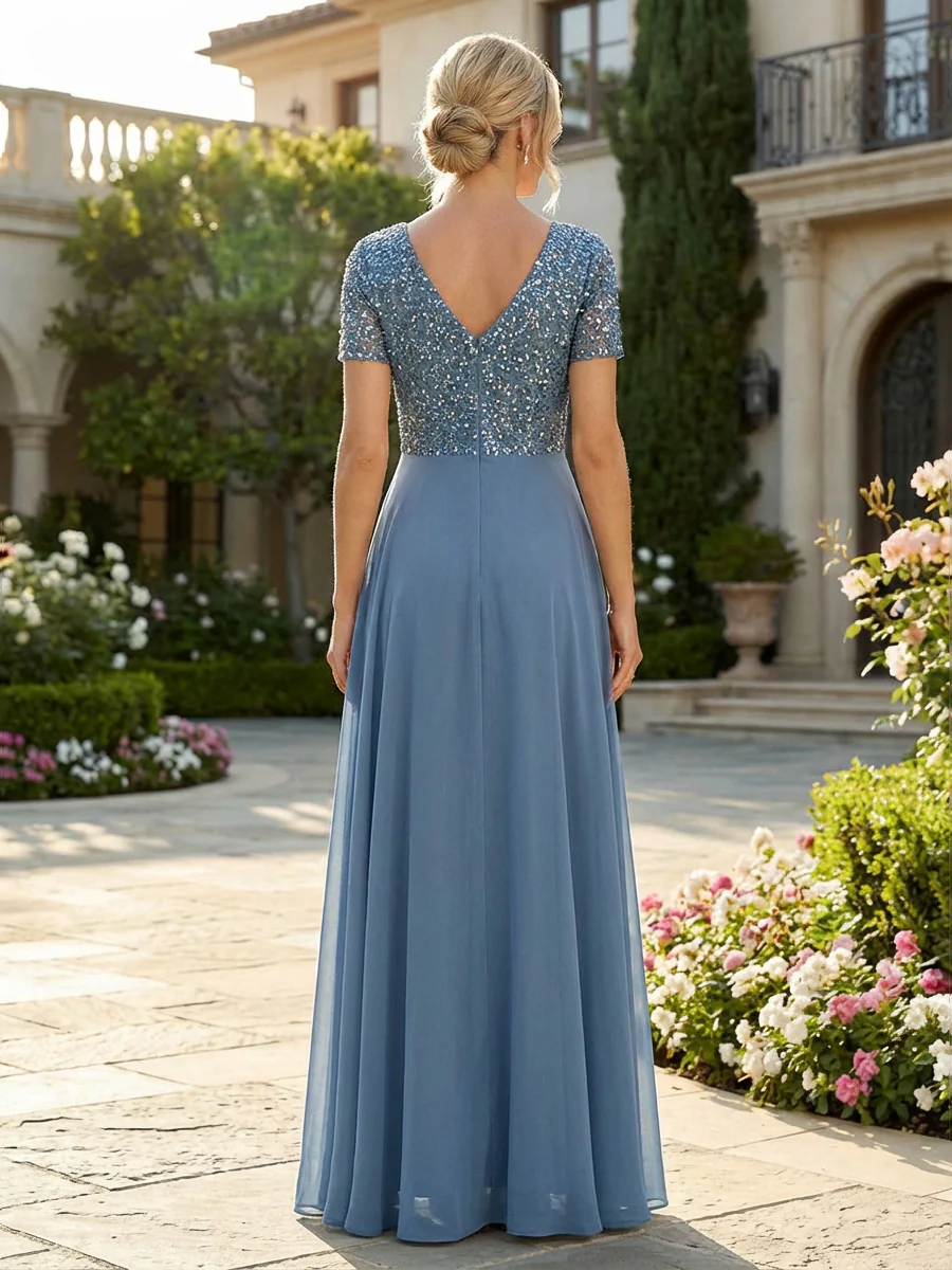 Groom Dresses with Sequin Bodice