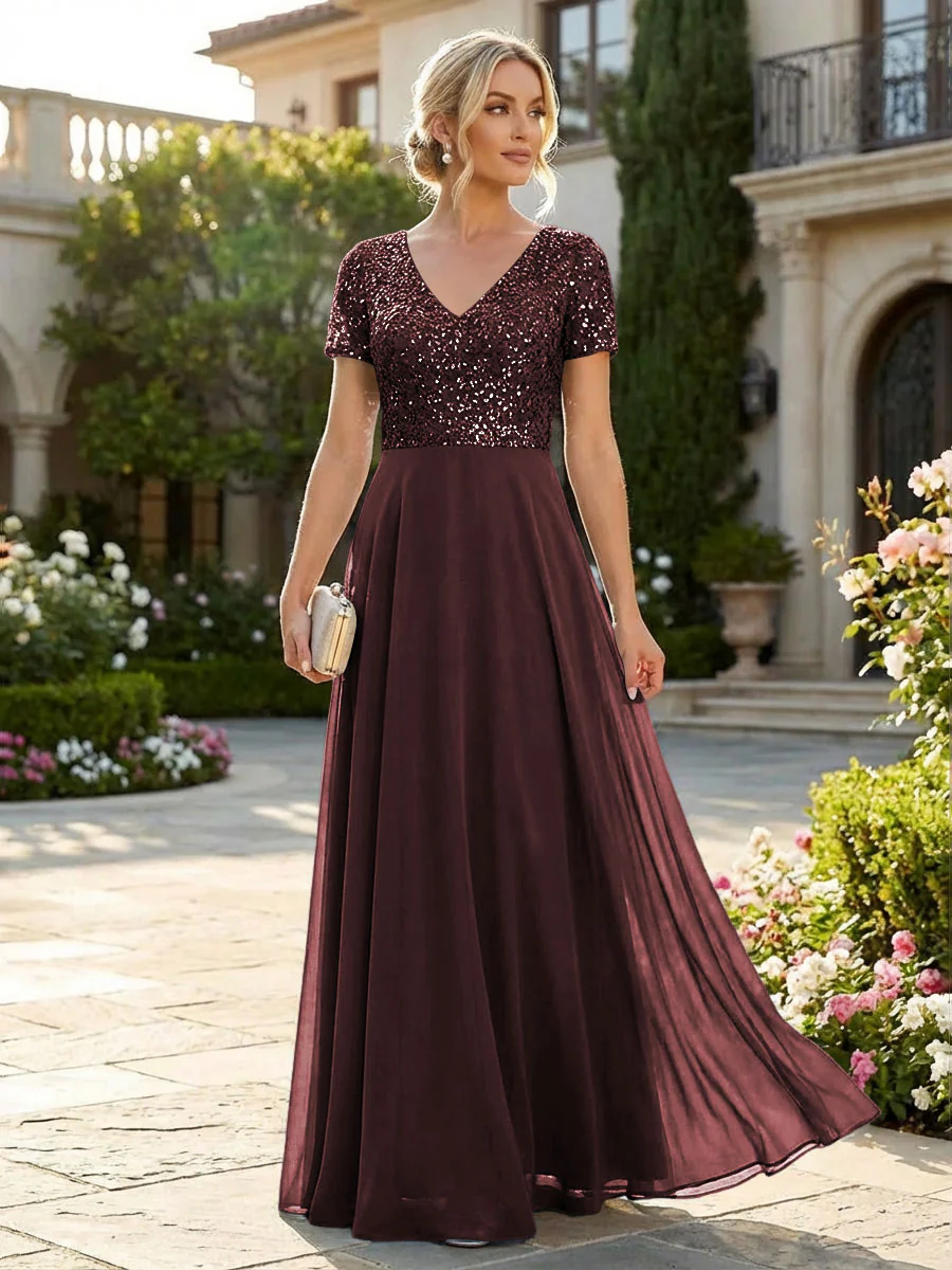Groom Dresses with Sequin Bodice