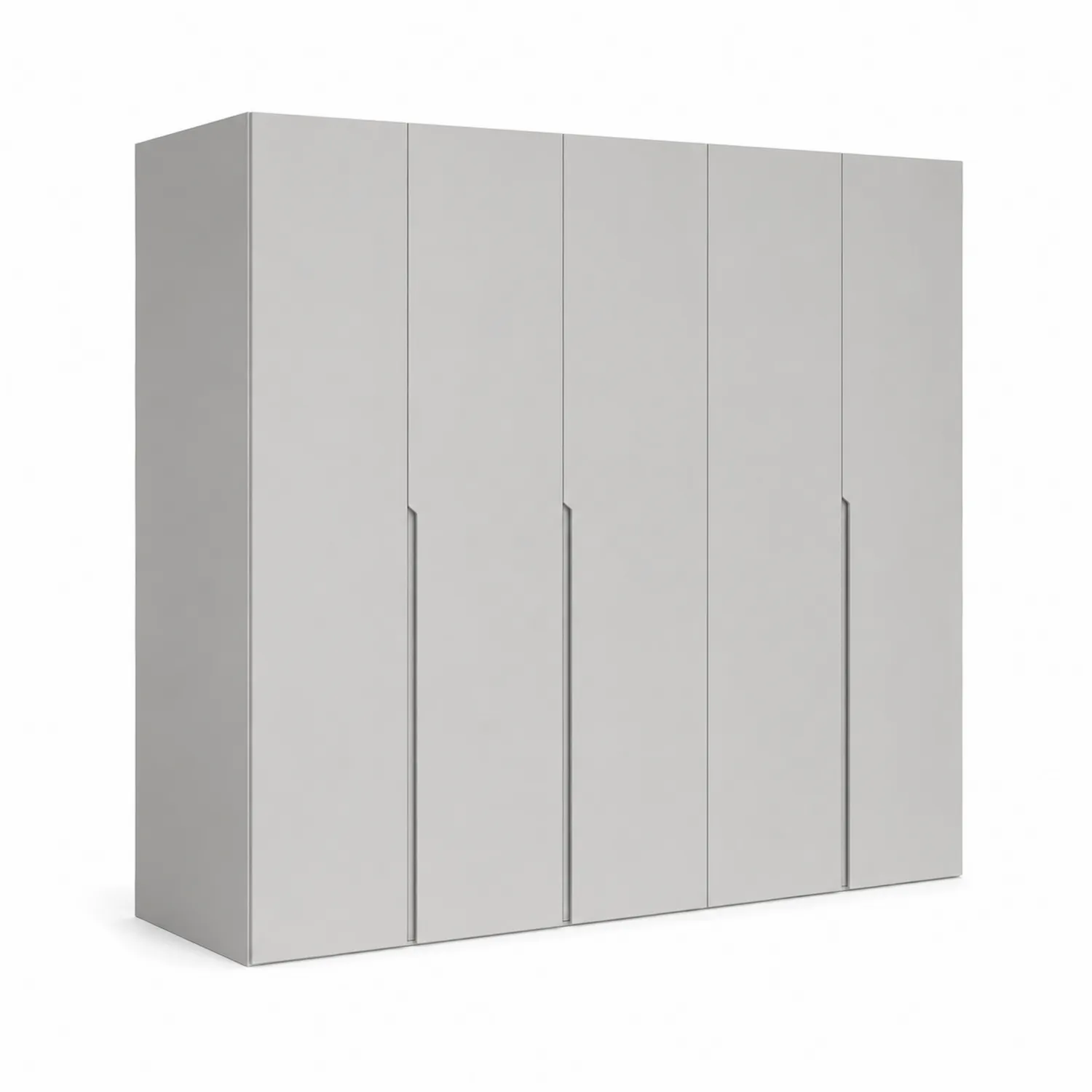 Armario de Madera con Puertas Batientes 200x60x220cm Gris