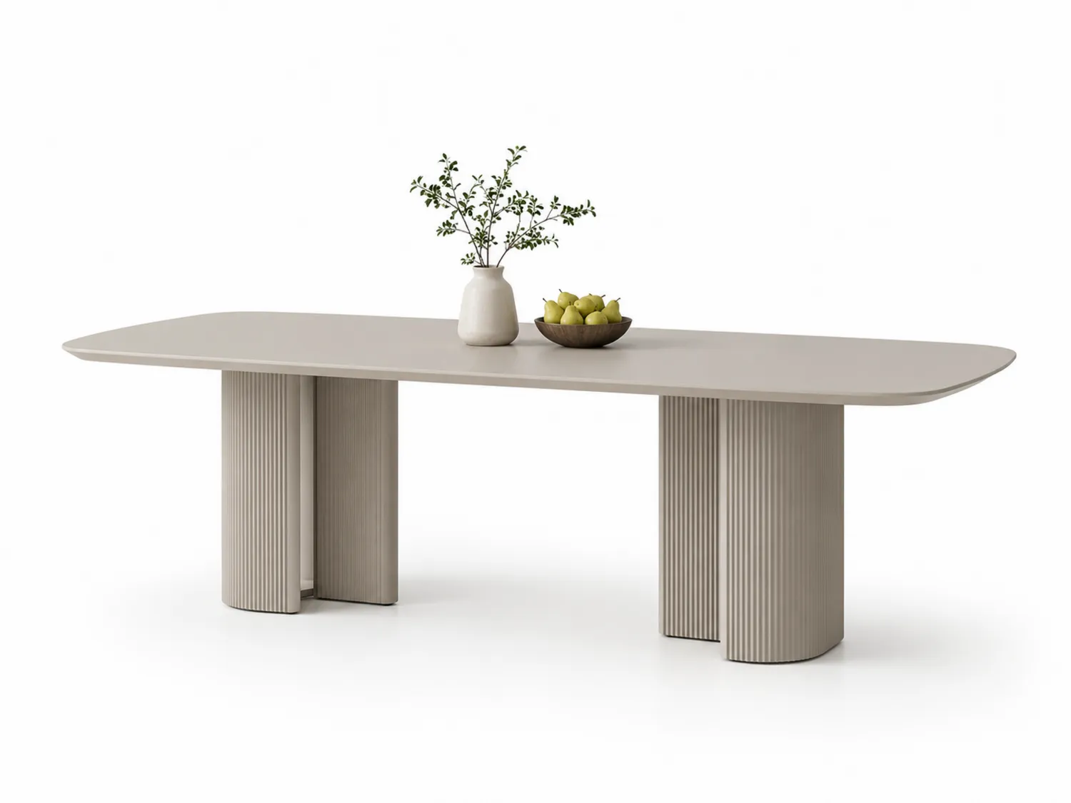 Table de salle à manger en bois Beige 200x100x75 cm