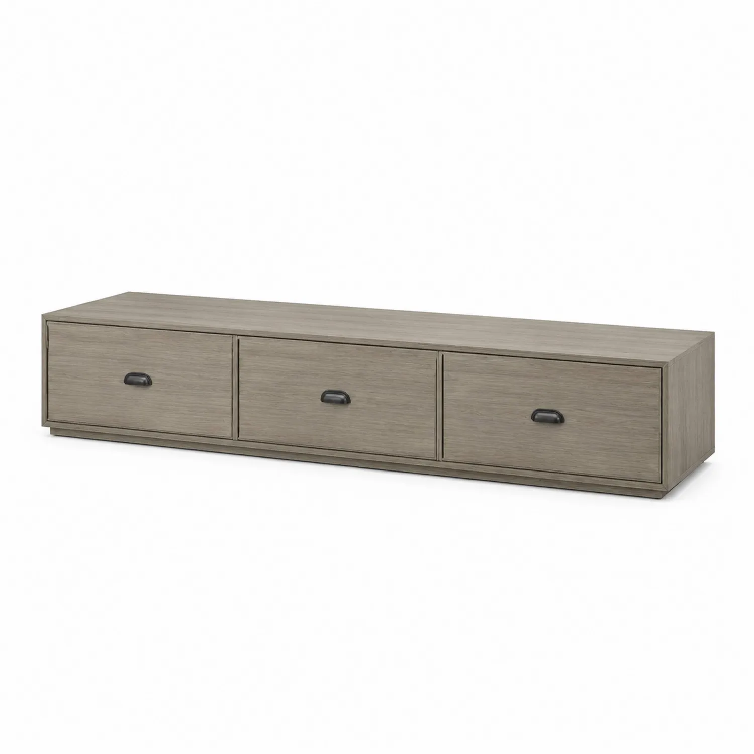 Meuble TV en Bois MDF avec 3 Tiroirs