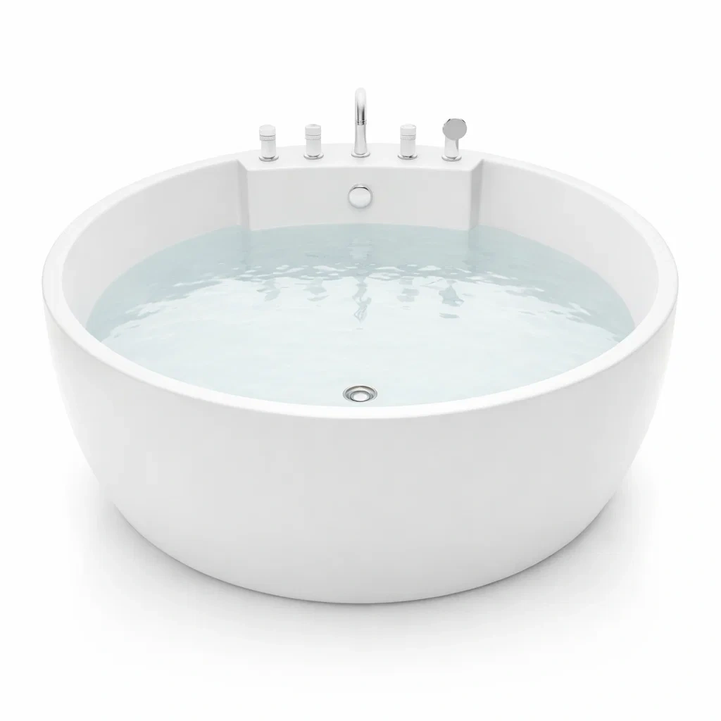 Baignoire îlot ronde en acrylique-Luxen Ooks Pace