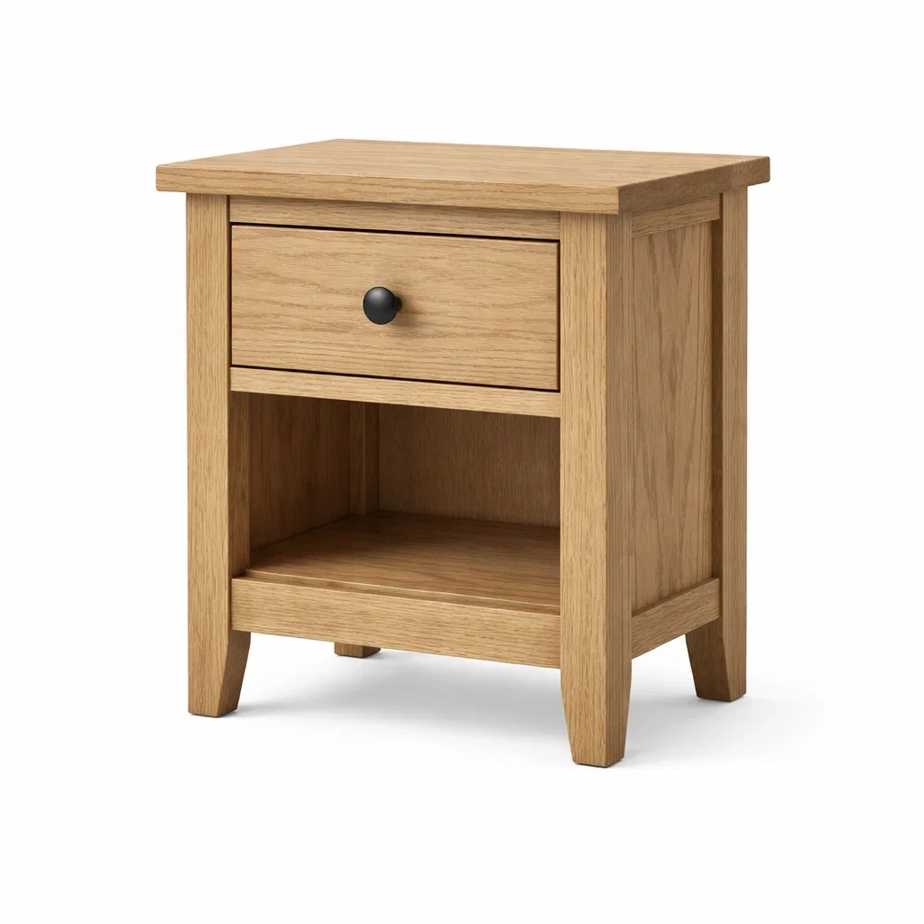 Table de chevet en bois 45 x 35 x 55 cm-Luxen Ooks Pace